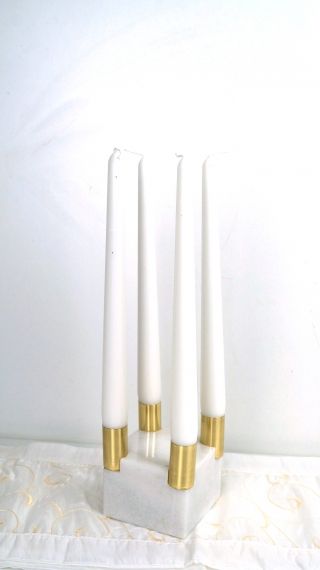 Мраморен свещник за четири свещи