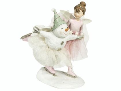 Снежко с балеринка на кънки