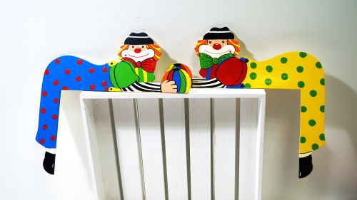 Ъгли за детска стая - клоуни