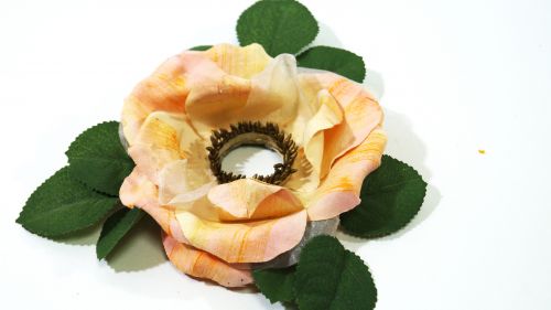 Венче за свещ розова роза