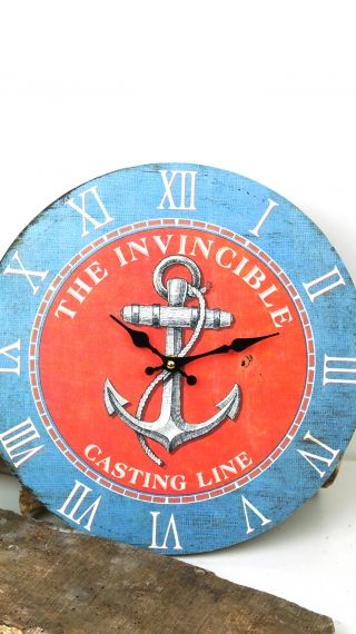 Часовник дървен морски с котва