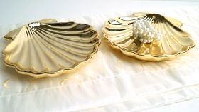 Керамична подложка златна мида