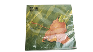 Салфетки есенни с листа 2 цвята