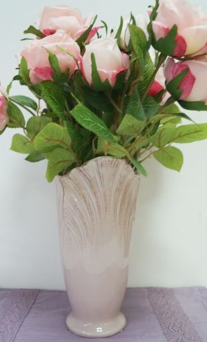 Керамична  ваза розова