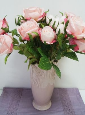 Керамична  ваза розова