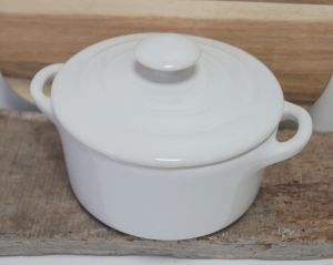 Керамична тенджерка за печене с капак
