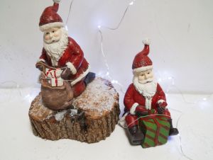 Фигура Дядо Коледа седнал  2 модела