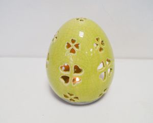Свещник яйце зелено