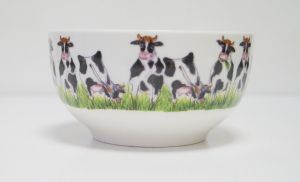 Керамична купа с крави