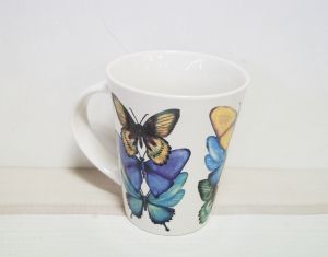 Керамична чаша " Пеперуди"