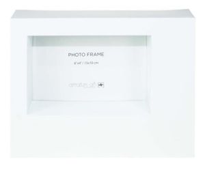 Фоторамка 3D бяла 10 х 15 см