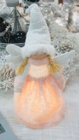 Текстилен светещ ангел