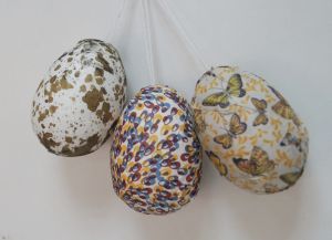 Яйца папие маше-4 бр комплект -3 модела