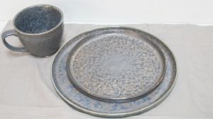 Керамична чиния Индиго м.