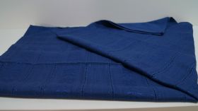 Памучна покривка синя за маса