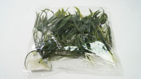 Зелена трева с корен в пакет