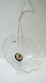 Стъклена лампа цвете-ретро