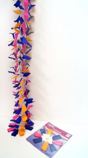 Хартиена декорация-цветен гирлянд