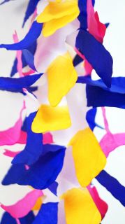 Хартиена декорация-цветен гирлянд