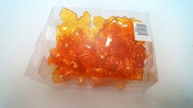 Пластмасови листа оранж за декорация в кутия