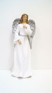 Ангел бял голям със сребърни крила