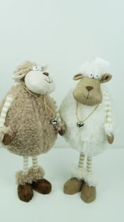 Овца текстилна-два цвята